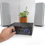 Amplificador de potencia estéreo inalámbrico Bluetooth PYLE