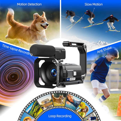 Videocámara de Cámara De Video 5K.