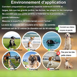 Collar inalámbrico con GPS para perros, valla antiescape con 3 modos.