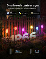 Tira de luces S14 Govee para exteriores, 96FT, Impermeable IP66.