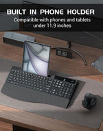 Combo De Mouse Inalámbrico Para Teclado Y Teclado Ergonómico Retroiluminado