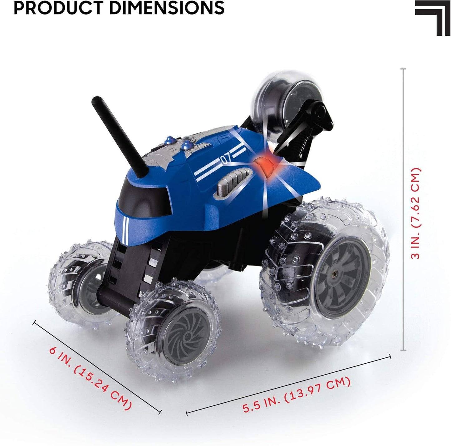 Thunder Tumbler Race Monster Truck,giro de 360 grados.