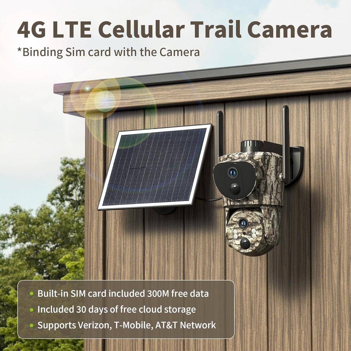 Cámaras de rastreo celular 4G LTE, cámara de seguridad.