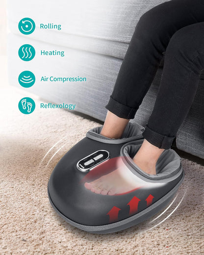 Masajeadora de pies con calor calmante, para masaje shiatsu, Nekteck