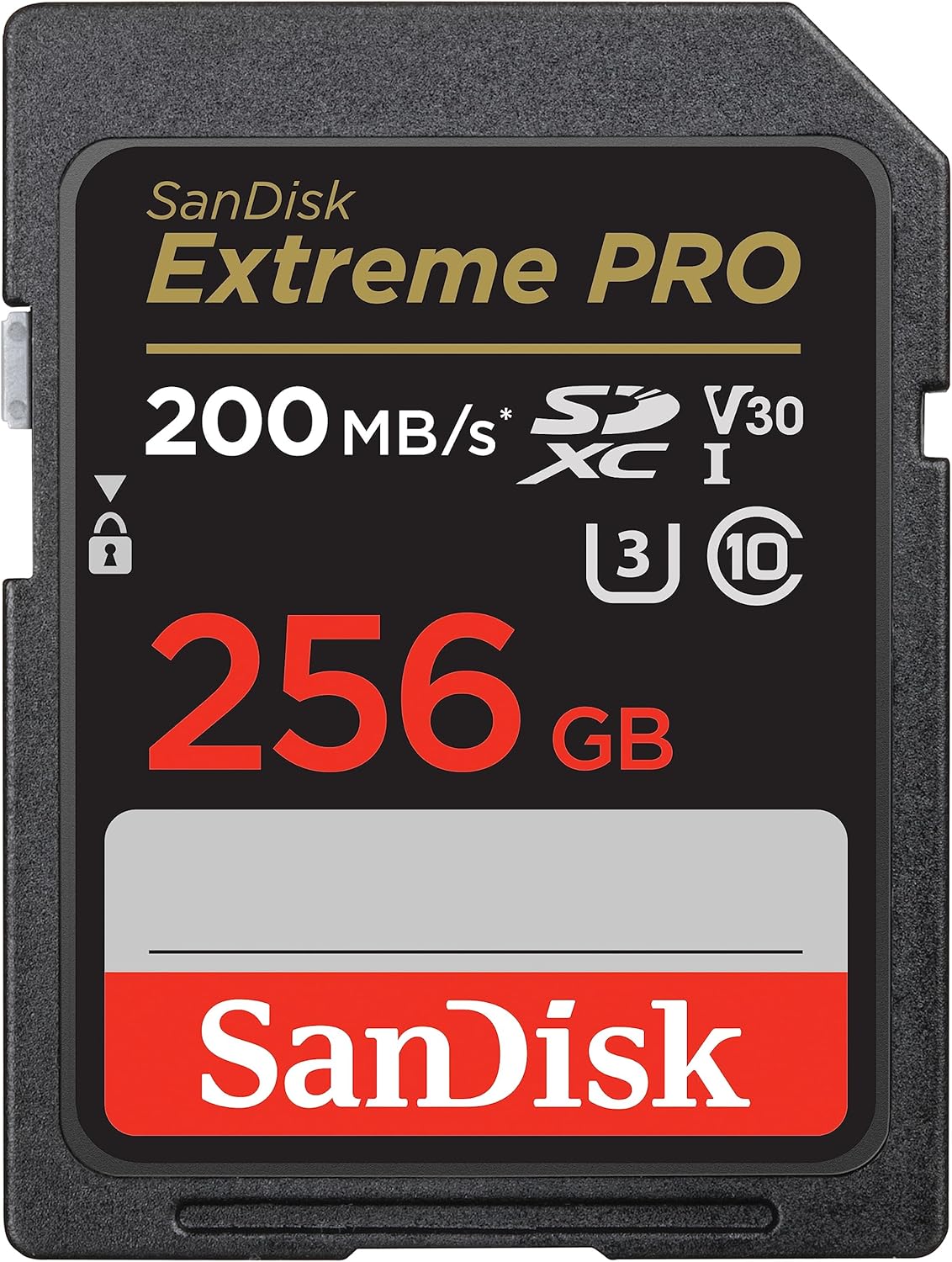 Tarjeta de memoria SanDisk Extreme Pro, 256 GB,  SDXC UHS-I.