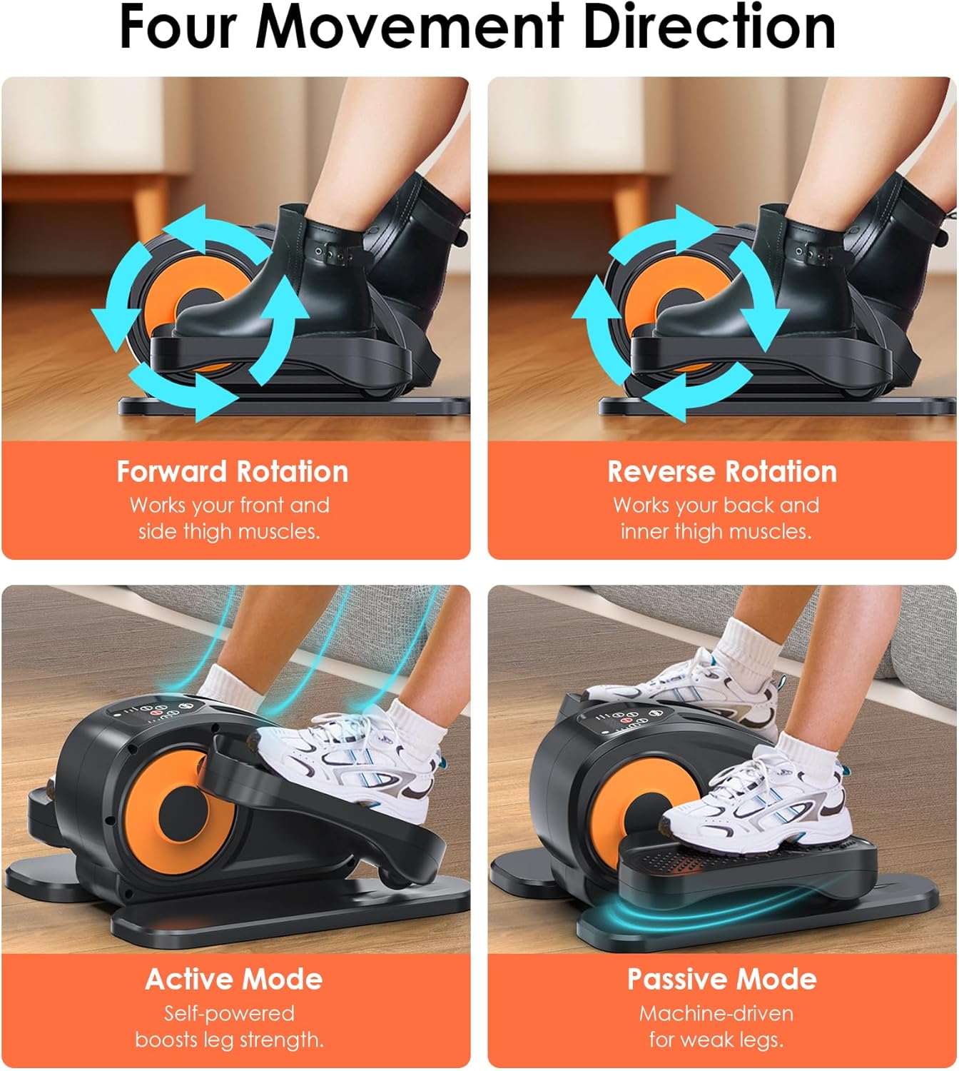 Máquina elíptica YOLID  para debajo del computadora, para uso en el hogar.