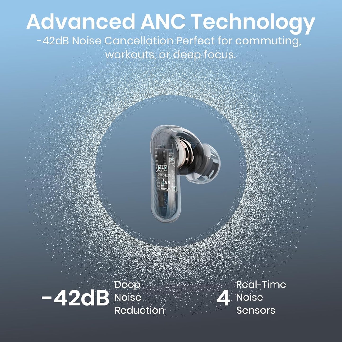 Auriculares inalámbricos, intrauditivos, Bluetooth 5.4. Siawag.
