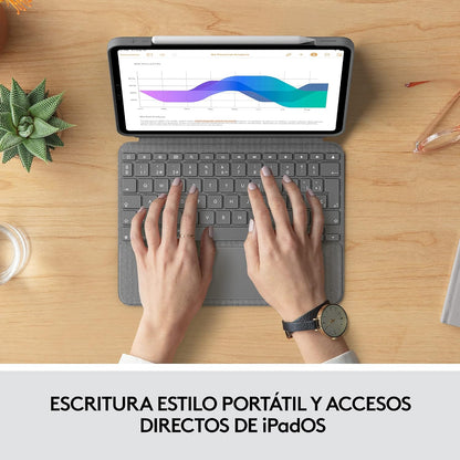 Funda Logitech Combo Touch iPad Pro 11 con Teclado (USADO)