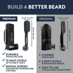 Alisador de barba y cabello Arkam para hombres, anti-quemaduras.