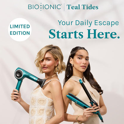 Plancha para Cabello Bio-Ionic 10X, Placas Sónicas Vibradoras 1"