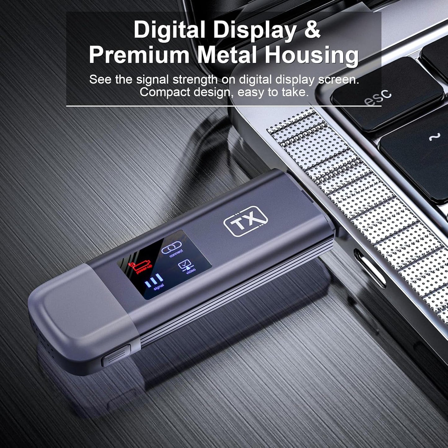 Transmisor y receptor HDMI inalámbrico decodificador 4K (USADO)