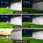 2 Luces solares para exteriores de 2600 mAh con sensor COOSOLUX