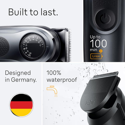 Recortadora 9 en 1 para hombres, Braun Kit, serie 5.