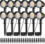 Luces LED de paisaje de 7W, MEIKEE, RGB, impermeables, (DETALLE).