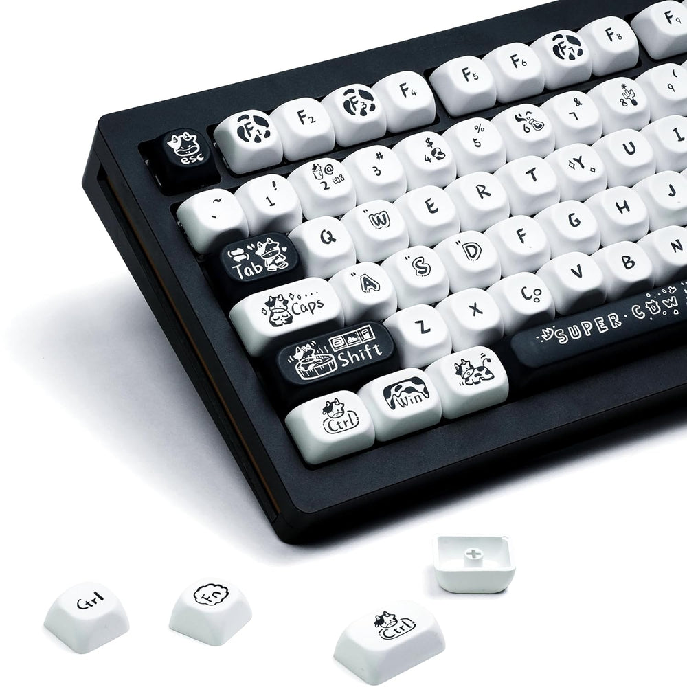 Teclas MOA con sublimación de tinta, PBT 75%, teclado mecánico.