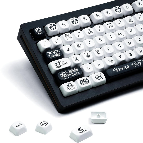 Teclas MOA con sublimación de tinta, PBT 75%, teclado mecánico.