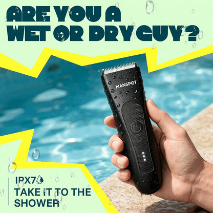 Recortadora y Afeitadora para hombres, partes privadas, Impermeable.