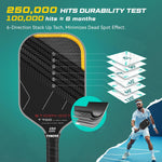 Pala de Pickleball con superficie de fibra de carbono, YVmove T700.