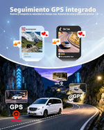 Dash Cam 3 Canales 4K GPS WiFi 128GB (USADO)