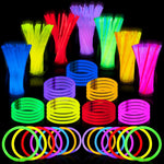 Glow Sticks Bulk 8" pulseras que Brillan en la Oscuridad, 400pcs.