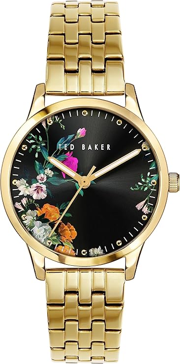Reloj para mujer Ted Baker, Fitzrovia Bloom, 34MM, Dorado.