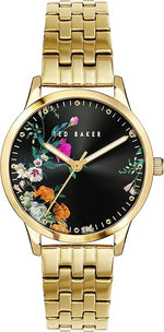Reloj para mujer Ted Baker, Fitzrovia Bloom, 34MM, Dorado.