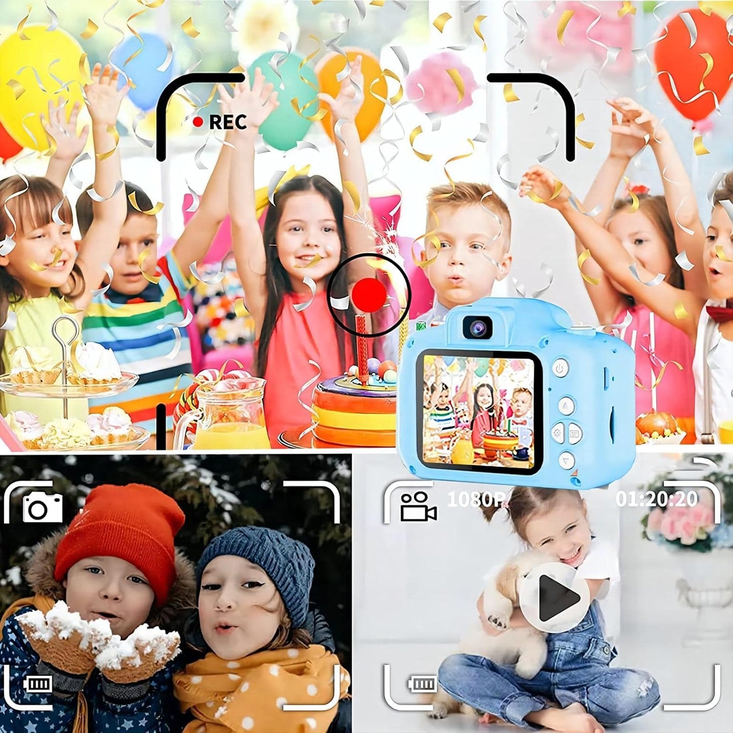 Cámara para Niños, Mini Cámara Digital de Video y Foto.