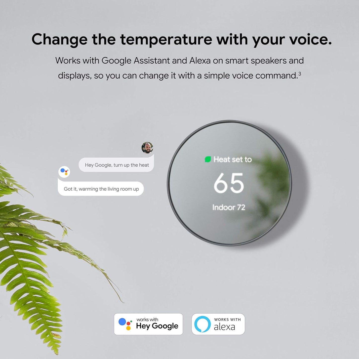 Google Termostato inteligente Nest para el hogar (USADO)
