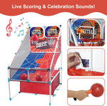 Juego De Baloncesto Arcade, Aro Doble, Infantil, Con Pelotas.