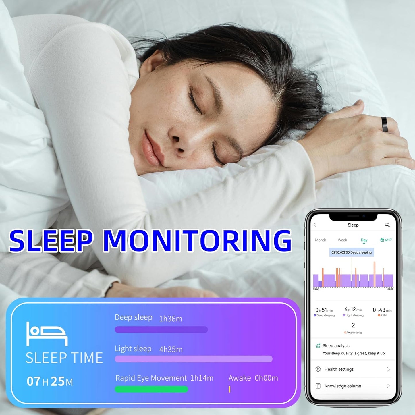 Anillo inteligente actividad física IP68 #12