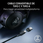 Audífonos Gamer Razer Kraken V4 X Con Cable USB-C