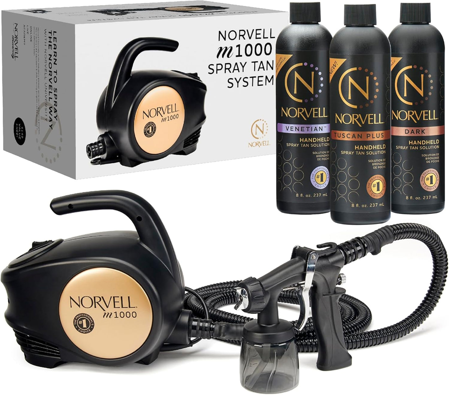 Kit bronceador sin sol, Norvell, c/ sol. bronceadoras, (USADA).