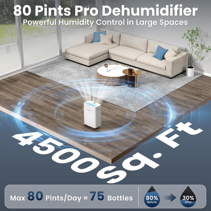 Deshumidificador De 4500 Pies Cuadrados DGUAM