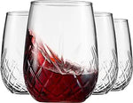 Juego de 4 copas de vino sin tallo , 20 onzas RORAEM