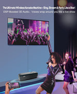 Sistema Karaoke Musky Inteligente con 2 Micrófonos (USADO)