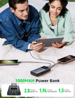 Cargador portátil de 10000 mAh (3 cables) JOYROOM