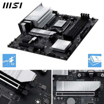 Tarjeta Madre MSI B850M-A WiFi AM5 DDR5 PCIe 5.0 Ryzen