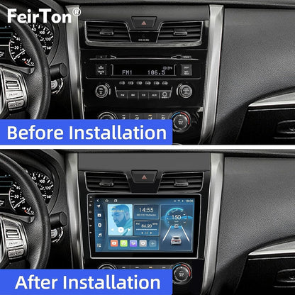 Estéreo para coche Nissan Altima 2013, Camara trasera, Carplay.