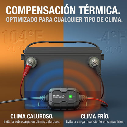 Cargador NOCO GENIUS2D 12V 2A Mantenimiento Batería (USADO)