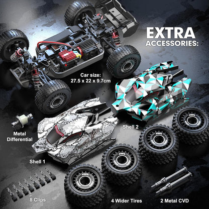 HYPER GO H16PL Buggy RC 4WD Brushless 1/16 RTR 38mph 2S