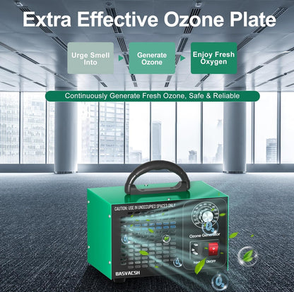Generador de ozono 45.000 mg/h, purificador de aire O3 industrial/doméstico