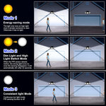 Luces solares para exteriores, sensor de movimiento, IP65.