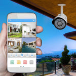 Tecbox 8 Canal 720P AHD DVR sistema de cámara de seguridad.