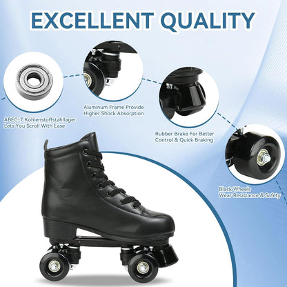 Patines XUDREZ 4 Ruedas Doble Fila Ajustables TALLA 43 28CM