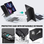 Funda con teclado para iPad Air de 13" e iPad Pro de 12.9" NILLKIN CAJA ABIERTA