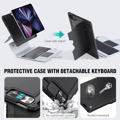 Funda con teclado para iPad Air de 13" e iPad Pro de 12.9" NILLKIN CAJA ABIERTA