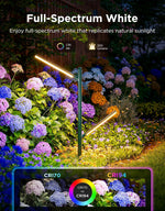 Luces de jardín Govee H7086, 64 escenas, IP66 iluminación de paisaje.