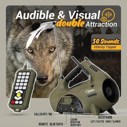 Llamador Electrónico Para Coyotes Con Señuelo