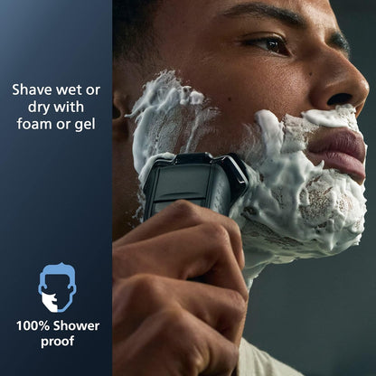 Afeitadora recargable, Philips Norelco Shaver 5400, húmedo y seco.