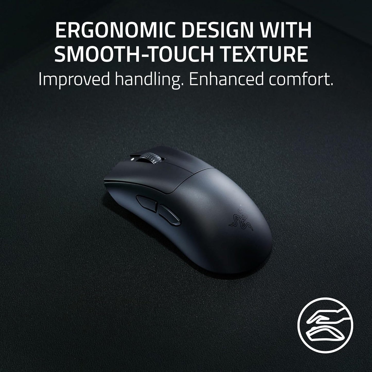 Razer DeathAdder V3 HyperSpeed Ratón ergonómico inalámbrico, con 26 K dpi